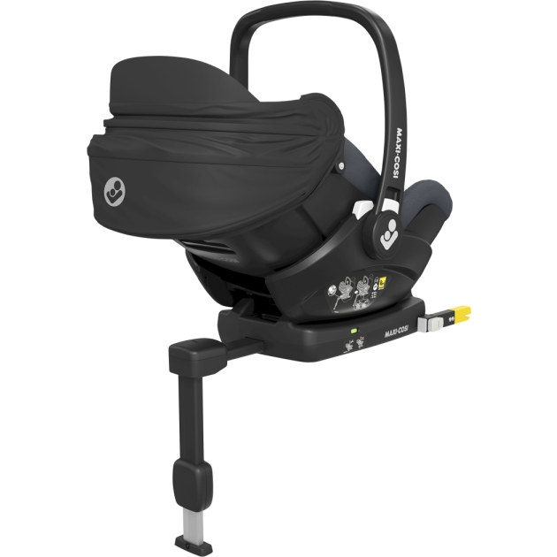 Komplektas kėdutė su IsoFix baze Maxi Cosi MARBLE ESSENTIAL GRAPHITE