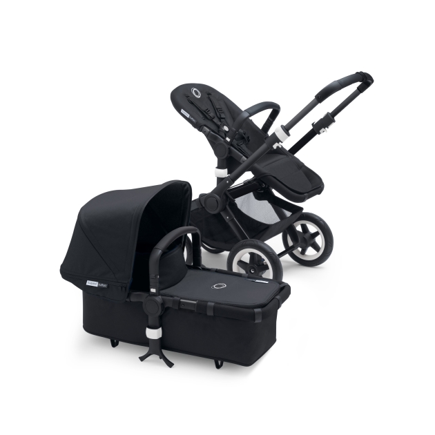 Bugaboo Buffalo+ juodas rėmas 2 in 1