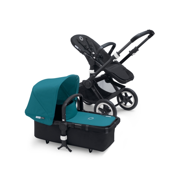 Bugaboo Buffalo+ juodas rėmas 2 in 1