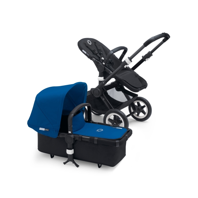 Bugaboo Buffalo+ juodas rėmas 2 in 1