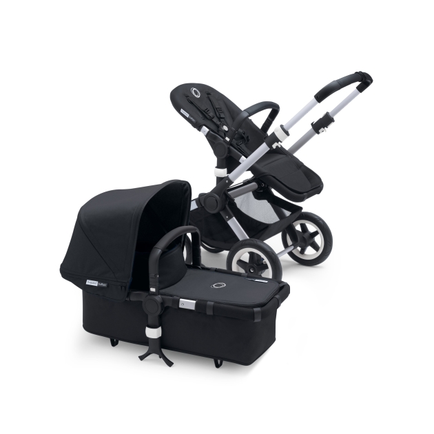 Bugaboo Buffalo+ sidabr. rėmas 2 in 1