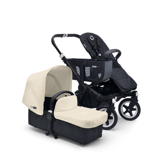 Bugaboo Donkey+ (juodas rėmas) 2 in 1