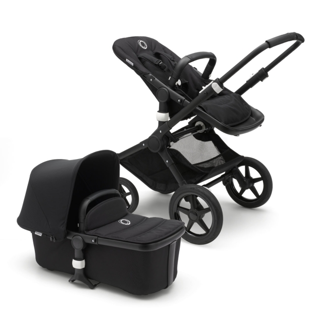 BUGABOO Fox komplektas BLACK/BLACK