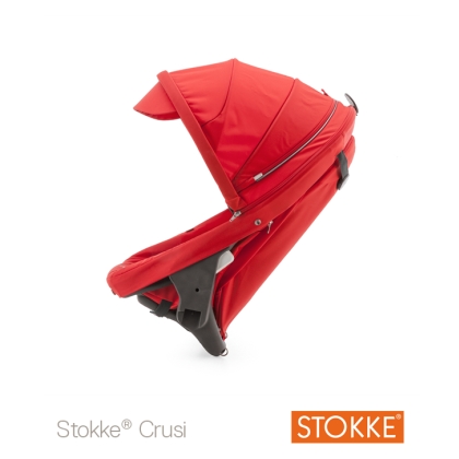 Crusi papildoma sėdima dalis (kompl. Adapteris) sėdima dalis tinka STOKKE Scoot V4 Red