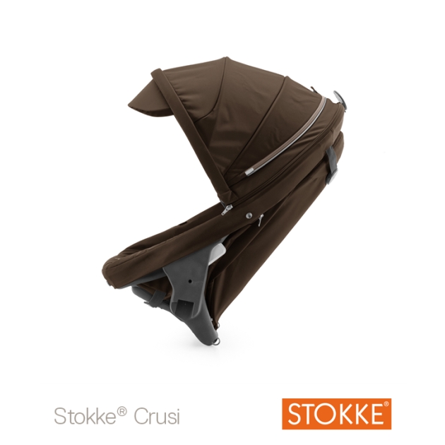 Crusi papildoma sėdima dalys (kompl. Adapteris) sėdima dalis tinka Stokke Scoot V5 Brown