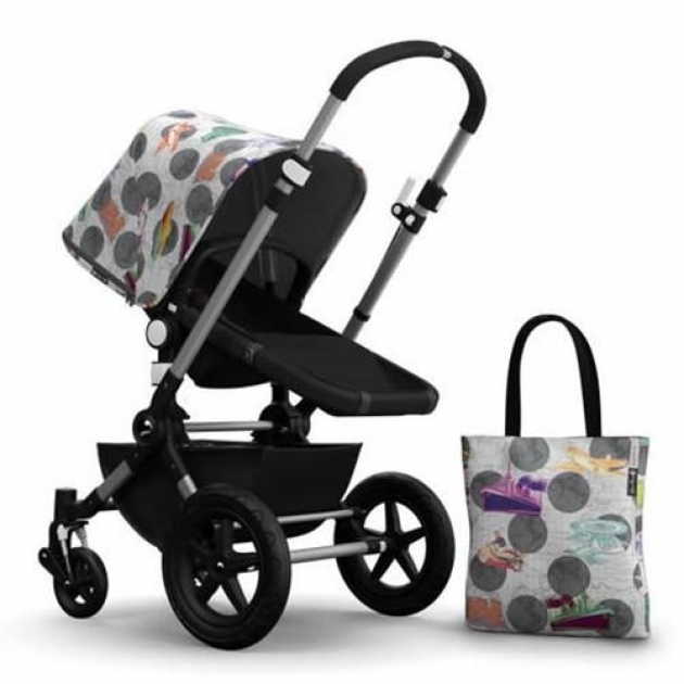 Limited BUGABOO Cameleon3 + Andy Warhol acc pack TRANSPORT/DARK GREY