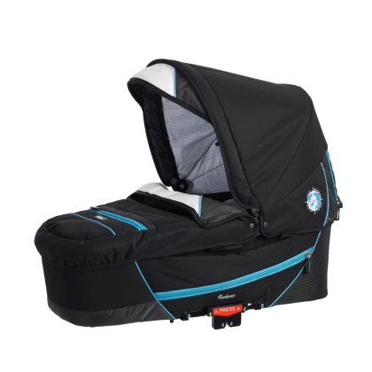 Lopšys CITY CARRYCOT PP BLACK/BLUE 2011