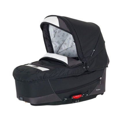 Lopšys City Carrycot Supreme Black/White 2015