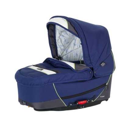 Lopšys City Carrycot Supreme Blue/Lime 2015