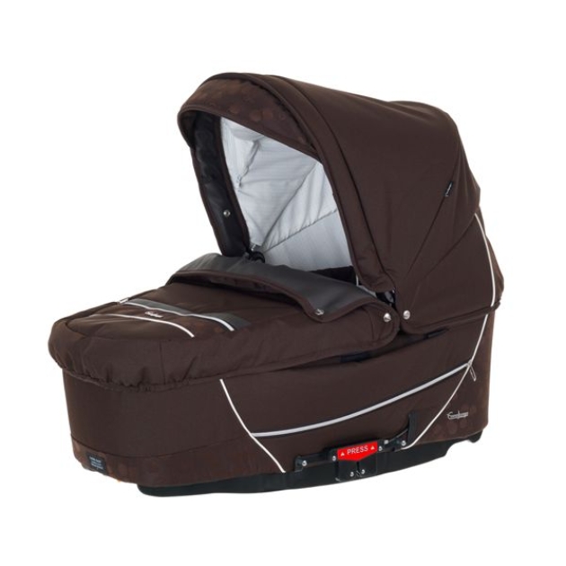 Lopšys City Carrycot Supreme Brown Cherry 2015