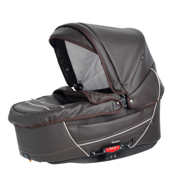 Lopšys CITY CARRYCOT SUPREME ESPRESSO LEATHER 2013