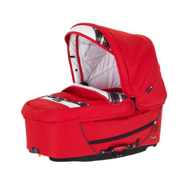 Lopšys City Carrycot Supreme Eton Red 2015