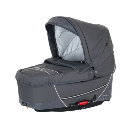 Lopšys City Carrycot Supreme Grey Cherry 2015