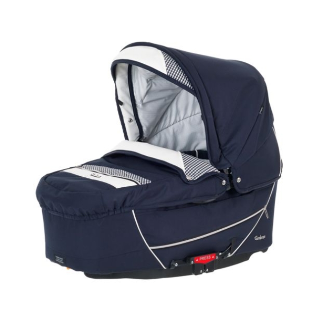 Lopšys City Carrycot Supreme Pepita Navy 2015