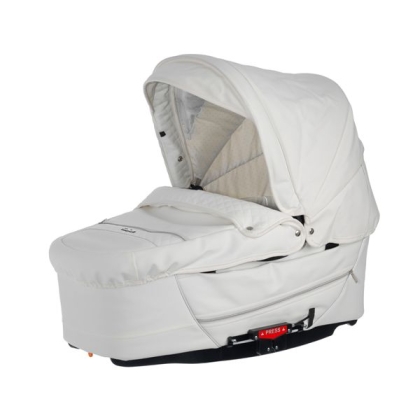 Lopšys City Carrycot Supreme White Leath. 2015