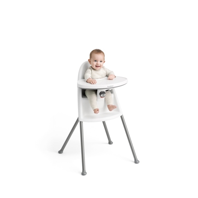 Maitinimo kėdutė BabyBjorn White/Grey White