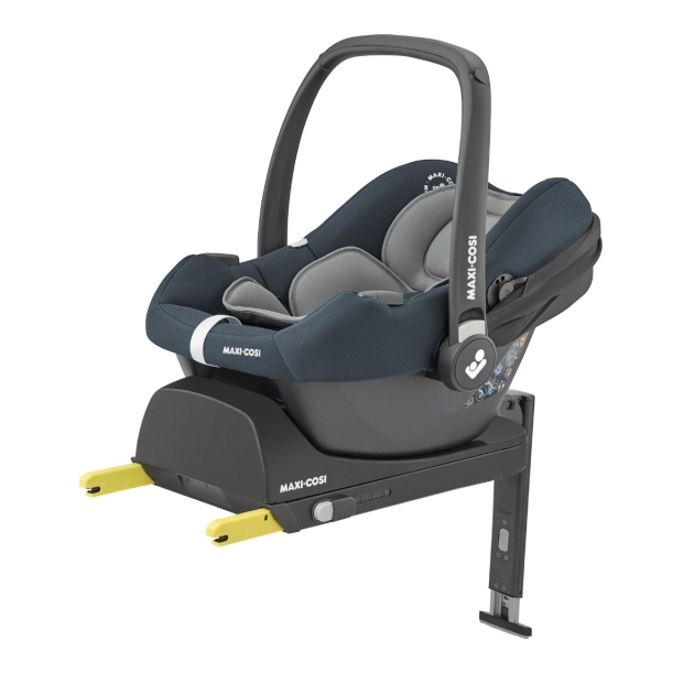 Maxi Cosi Tinca kėdutė + ISOFIX baze Essential Graphite (komplektas)