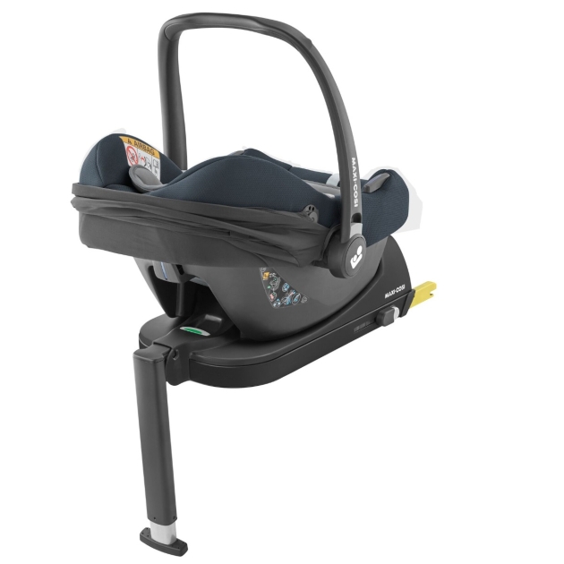 Maxi Cosi Tinca kėdutė + ISOFIX baze Essential Graphite (komplektas)