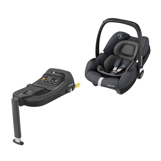 Maxi-Cosi Tinca kėdutė + ISOFIX baze Essential Graphite (komplektas)