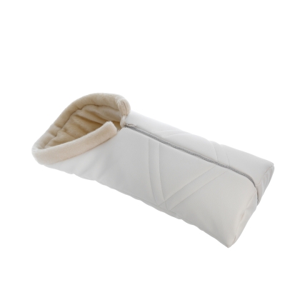 Miegmaišis BABY WHITE LEATHERETTE