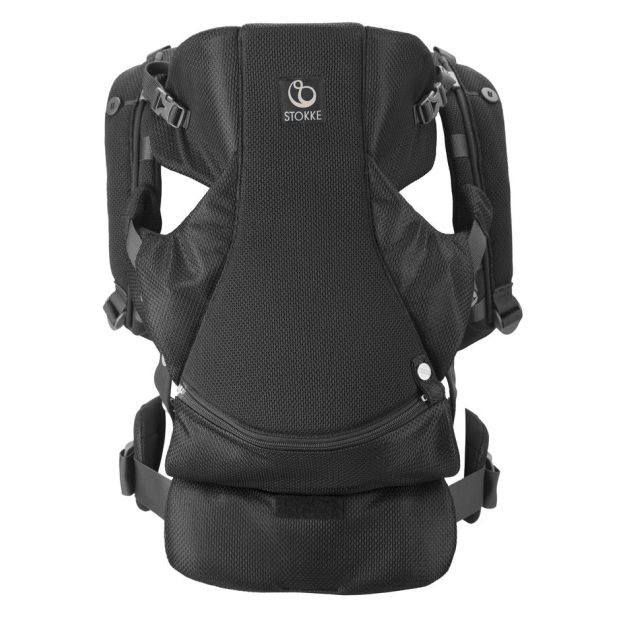 Stokke MyCarrier nešyklė (naudojimui priekyje ir ant nugaros) BLACK Mesh