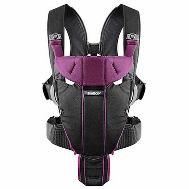 Nešioklė BABY CARIER Miracle BLACK PURPLE