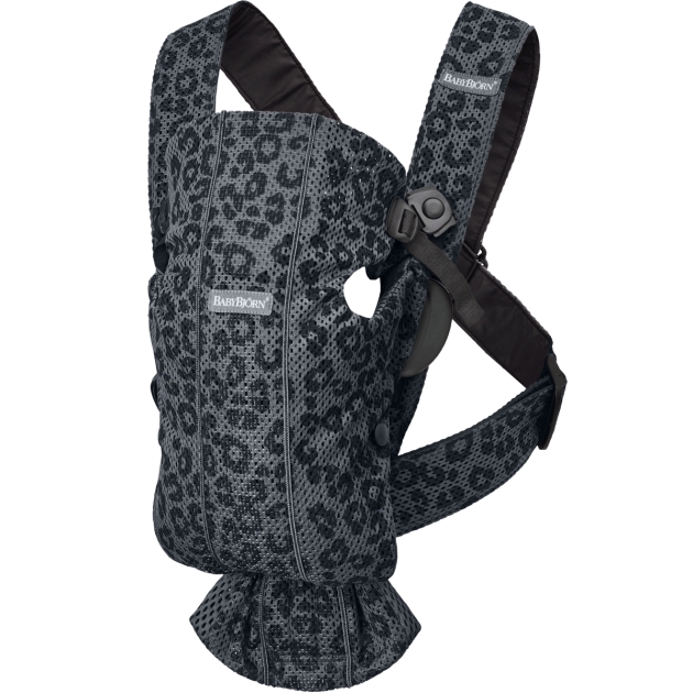 Nešioklė BabyBjorn MINI ANTHRACITE LEOPARD, MESH