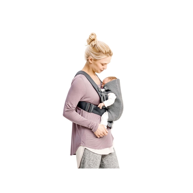 Nešioklė BabyBjorn MINI DARK GREY, 3D JERSEY