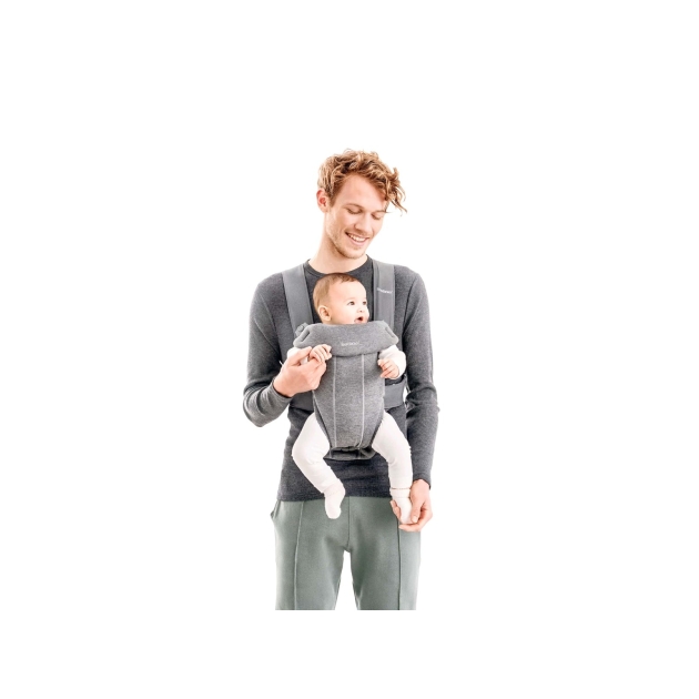 Nešioklė BabyBjorn MINI DARK GREY, 3D JERSEY