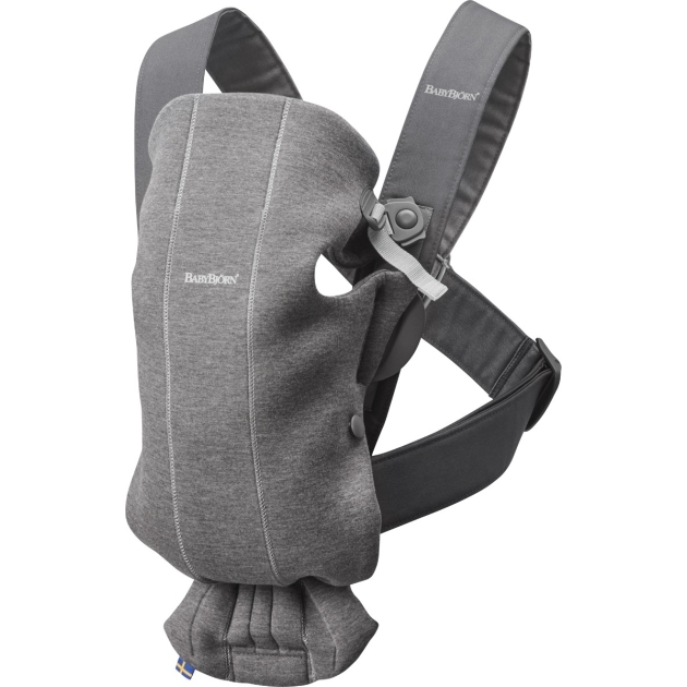 Nešioklė BabyBjorn MINI DARK GREY, 3D JERSEY