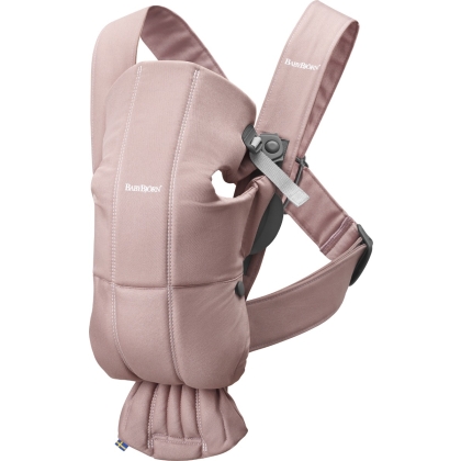 Nešioklė BabyBjorn MINI DUSTY PINK, COTTON