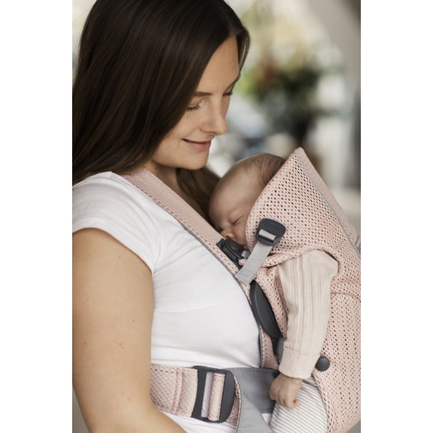 Nešioklė BabyBjorn MINI PEARLY PINK MESH