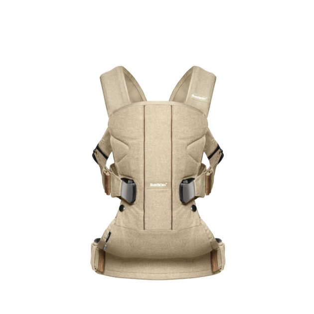 Nešioklė BabyBjorn ONE BIRCHWOOD BEIGE COTTON