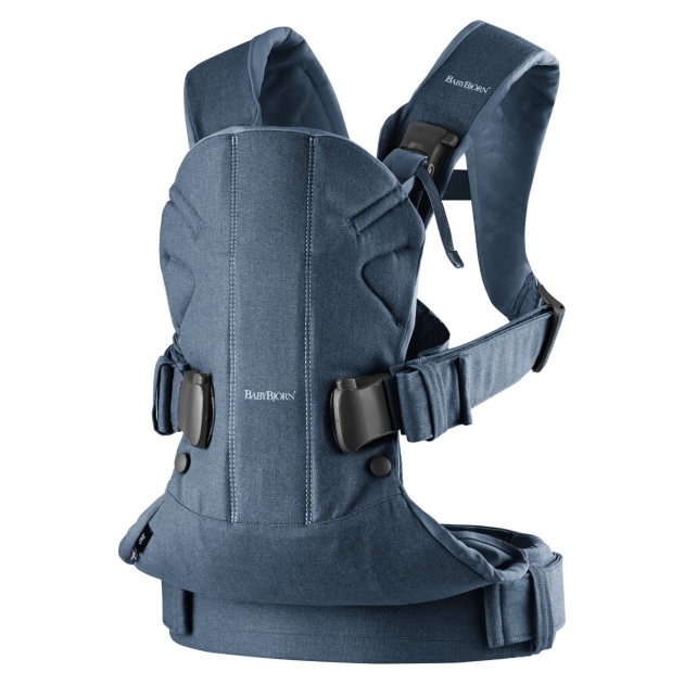 Nešioklė BabyBjorn ONE CL.DENIM/MIDN.BLUE