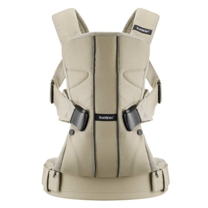 Nešioklė BabyBjorn ONE Khaki/Beige Coton Mix