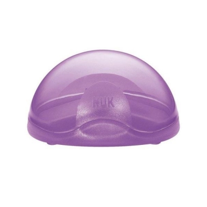 NUK dėžutė čiulptukui (violetinė) plastikinė