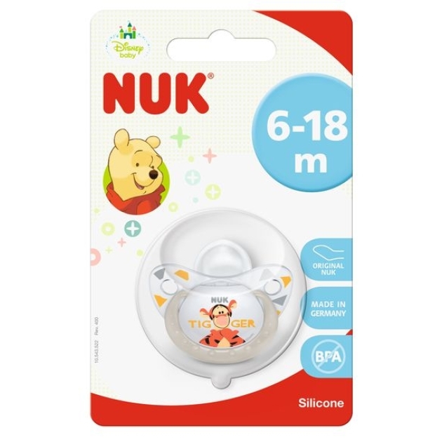 NUK Happy DISNAY čiulptukas lateksinis Nr.2, 1 vnt.