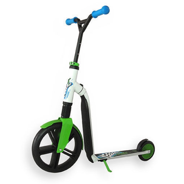 Paspirtukas / Balansinis dviratis Scoot and Ride Highwaygangster WHITE/green/blue