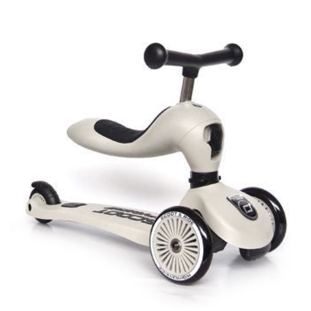 Paspirtukas / Balansinis dviratis SCOOT AND RIDE HIGHWAYKICK 1, ASH NEW