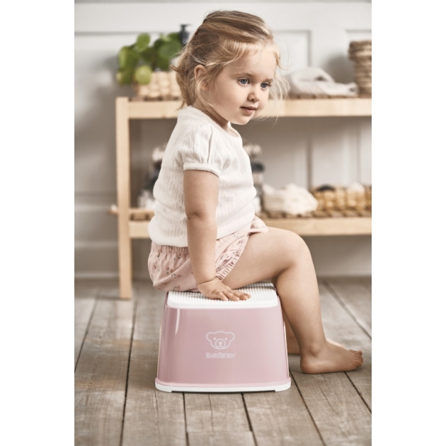 Pastatomas laiptelis BabyBjorn Powder Pink