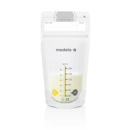 Pieno maišeliai Medela, 180 ml, 25 vnt. 008.0406