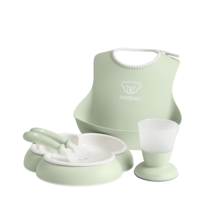 Pietu įndų komplektas BabyBjorn Powder Green