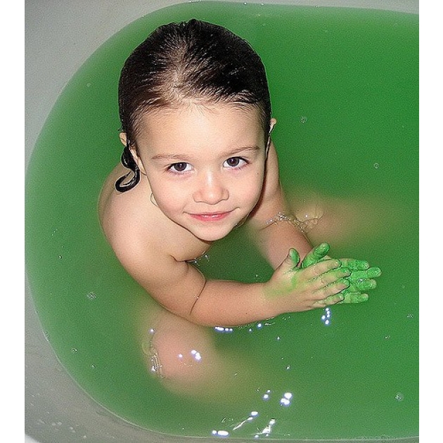 Slime Bath vonios želė ŽALIA, 2 vonioms