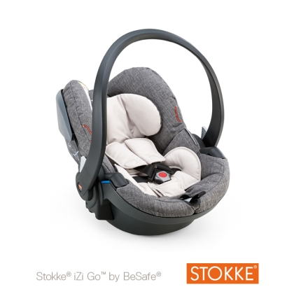 STOKKE iZiGo X1 by BeSafe saugos kėdutė BLACK Melange