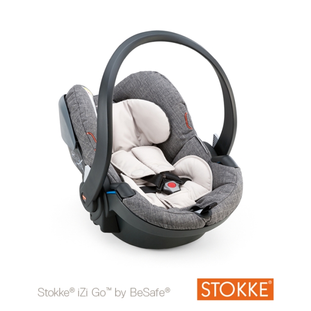 STOKKE iZiGo X1 by BeSafe saugos kėdutė BLACK Melange