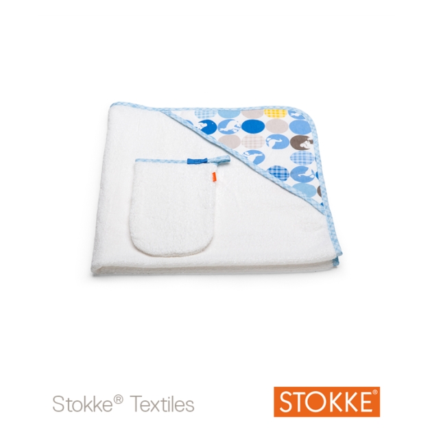 STOKKE Poncho (vonios rankšluostis) Silouette Blue