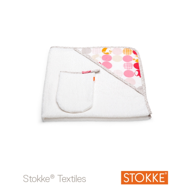 STOKKE Poncho (vonios rankšluostis) Silouette Pink