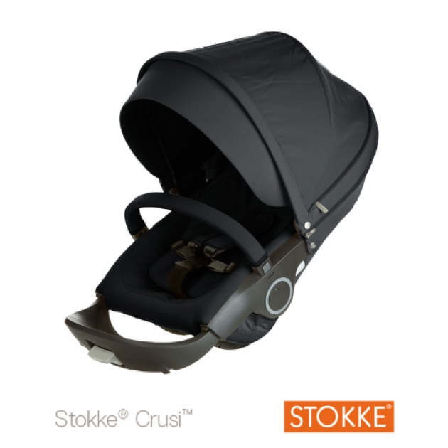 STOKKE sėdima dalis (tinka Trailz, Xplory ir Crusi modeliams) BLACK