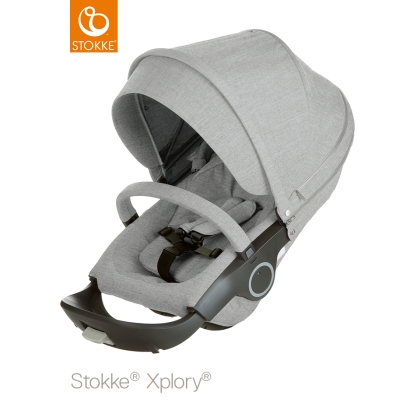 STOKKE sėdima dalis (tinka Trailz, Xplory ir Crusi modeliams) Grey Melange