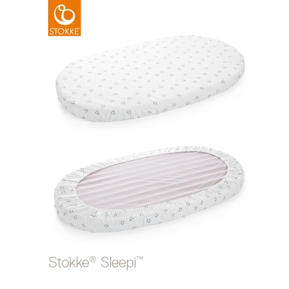 Stokke® Sleepi™ paklodė su gumyte 120 cm. Mono Bear